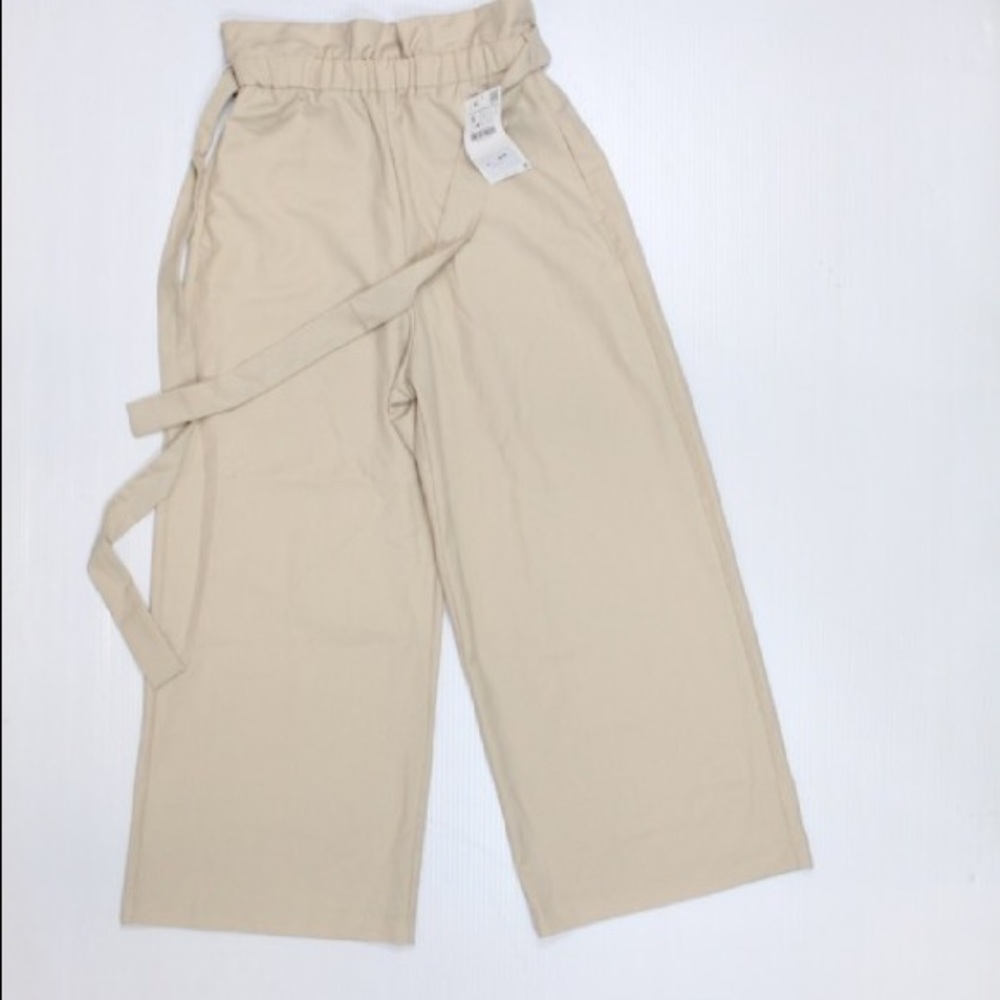 NEW Zara Basic Women's Khaki Pants Size S